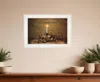 Homezia Love Warmth Home 1 White Framed Print Wall Art