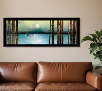 Homezia Love You To The Moon And Back 1 Black Framed Print Wall Art