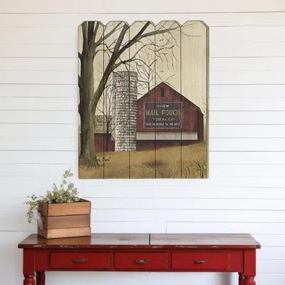 Homezia Mail Pouch Barn 1 Unframed Print Wall Art In Multi