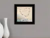 Homezia Marriage Is A Beach 3 Black Framed Print Wall Art