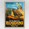 Homezia Master Mystifier Houdini Vintage Magic Unframed Print Wall Art