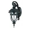 Homezia Matte Black Hanging Goblet Wall Light