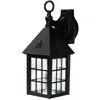 Homezia Matte Black House Shaped Wall Light