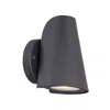 Homezia Matte Black Led Conical Wall Sconce