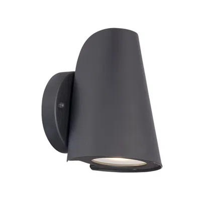 Homezia Matte Black Led Conical Wall Sconce