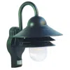 Homezia Matte Black Motion Sensor Outdoor Wall Light