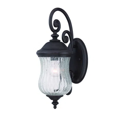 Homezia Matte Black Urn Shaped Wall Light