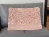 Homezia Mauve Knubby Plush Lumbar Throw Pillow