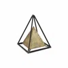 Homezia Metal Triangular Decorative Sculpture