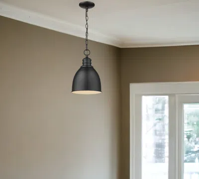 Homezia Minimalist Black Metal Pendant Hanging Light