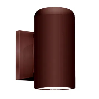 Homezia Minimalist Bronze Wall Sconce In Red