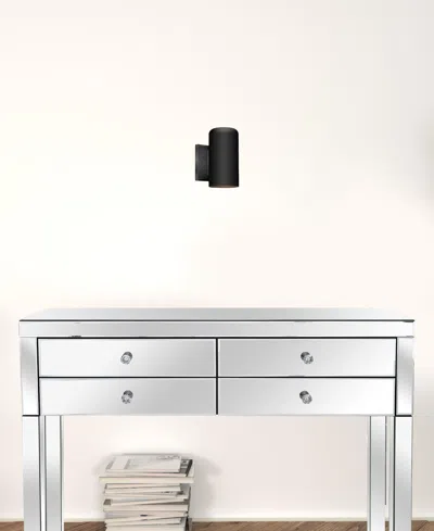 Homezia Minimalist Matte Black Wall Sconce