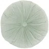 Homezia Mint Tufted Round Throw Pillow