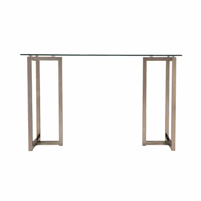 Homezia Modern Champagne Writing Desk