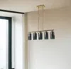 Homezia Monet 5-light Brass Pendant