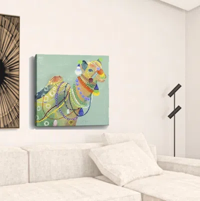 Homezia Moroccan Inspired Camel Unframed Print Wall Art
