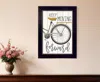 Homezia Moving Forward Black Framed Print Wall Art