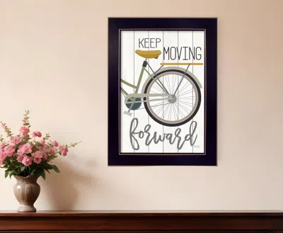 Homezia Moving Forward Black Framed Print Wall Art