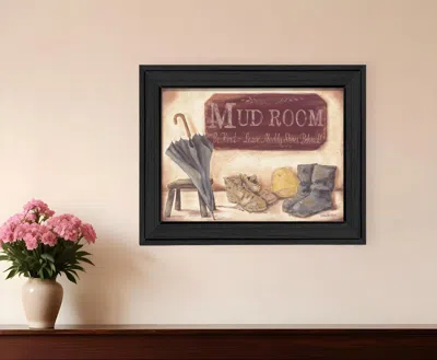 Homezia Muddy Shoes Black Framed Print Wall Art