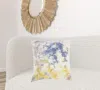 Homezia Multi Color Cotton Acryllic Accent Throw Pillow