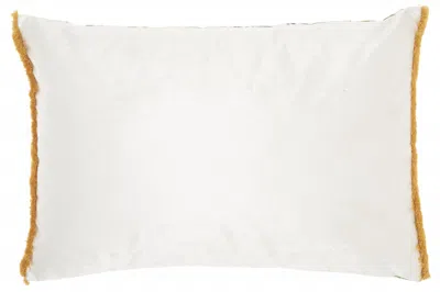 Homezia Multicolor Jungle Art Lumbar Pillow