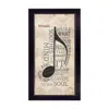 Homezia Music 6 Black Framed Print Wall Art