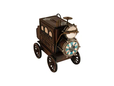 Homezia Music Car Coin Bank In Brown