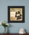 Homezia My Dog 2 Black Framed Print Wall Art