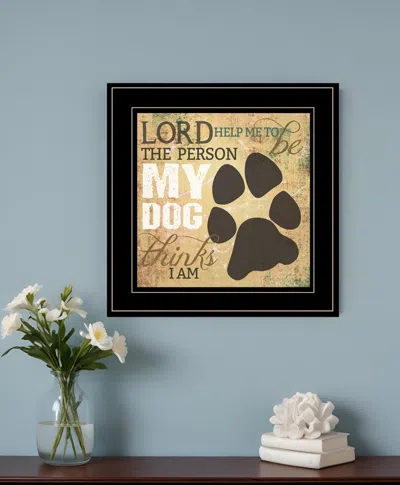 Homezia My Dog 3 Black Framed Print Wall Art