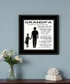 Homezia My Grandpa Is The Best 1 Black Framed Print Wall Art