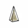 Homezia Narrow Metal Triangular Decorative Sculpture