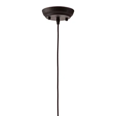 Homezia Natural Lantern Metal Dimmable Ceiling Light With Natural Shades In Black