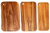 Homezia Natural Rounded Rectangle Anti-bacterial Cutting Board In Multi