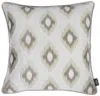 Homezia Neutral Browns Ikat Decorative Throw Pillow Cover