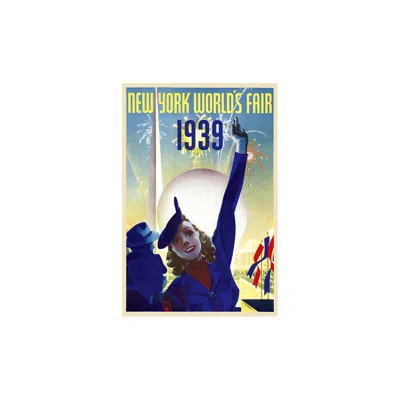 Homezia New York 1939 World's Fair Vintage Travel Unframed Print Wall Art