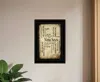 Homezia Nina Says 3 Black Framed Print Wall Art