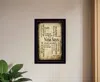 Homezia Nina Says 4 Black Framed Print Wall Art