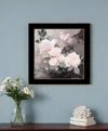 Homezia Noir Roses 1 Black Framed Print Wall Art