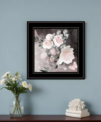 Homezia Noir Roses Iv 5 Black Framed Print Wall Art