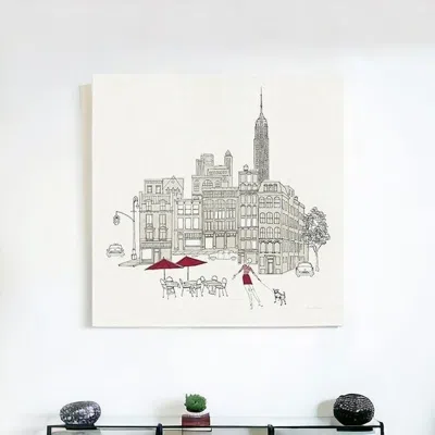 Homezia Nyc Cafline Work Unframed Print Wall Art