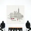 Homezia Nyc Cafline Work Unframed Print Wall Art