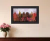 Homezia Nyc Skyline 2 Black Framed Print Wall Art