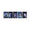 Homezia Ocean 2 White Framed Print Wall Art
