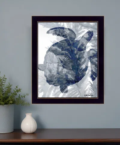 Homezia Ocean Collection 3 Black Framed Print Wall Art In Gray