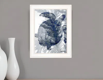 Homezia Ocean Collection 3 White Framed Print Wall Art