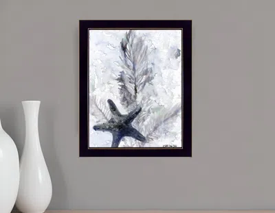 Homezia Ocean Collection 4 Black Framed Print Wall Art