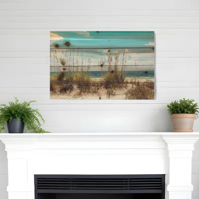 Homezia Ocean Sand Dunes Unframed Photograph Wall Art In White
