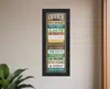 Homezia Office Rules 5 Black Framed Print Wall Art