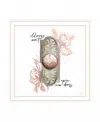 Homezia Old Ways In Blush 2 White Framed Print Wall Art
