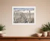 Homezia On The Coastline 1 White Framed Print Wall Art